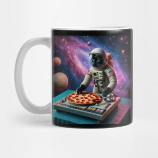 Dj Pizza Cat in Space Mug